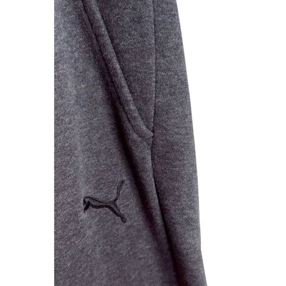 Puma Gray Sweatpants Lounge Wear Size Large Drawstring Logo - Picture 3 of 5
